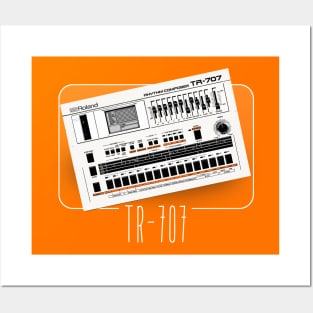 /// Retro Drum Machine Lover Design Posters and Art